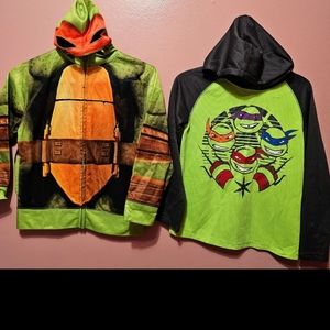 Kids Ninja Turle Hoodie bundle boy size 7